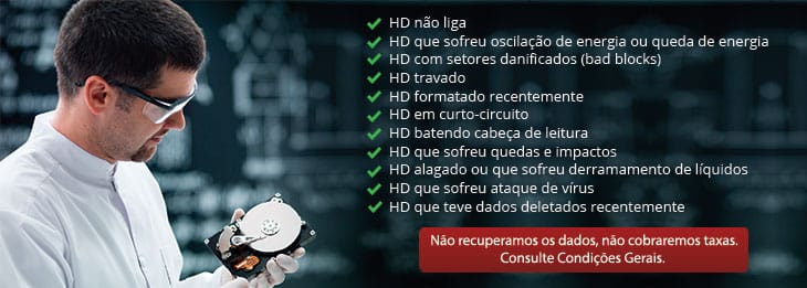 Recuperação de dados de HD pela LabDisk