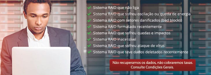 Recuperação de dados de Servidor RAID 0, 1 e 5 pela LabDisk