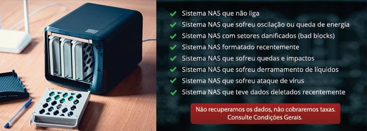 Recuperação de dados de Storage NAS pela LabDisk